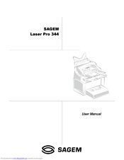 SAGEM LASER PRO 344 User Manual