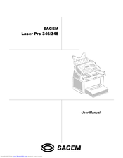 Sagem LASER PRO 348 User Manual