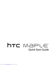 HTC snap s523 Quick Start Manual