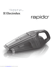 Electrolux EL 810 Rapido User Manual