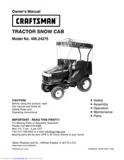 Craftsman 486.24275 Owner's Manual