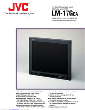 JVC LM-17G/EA Specifications
