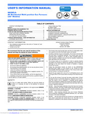 York YP9C Series User's Information Manual