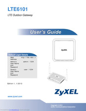 ZyXEL Communications LTE6101 User Manual