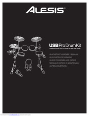 Alesis USB Pro Drum Kit Quickstart Assembly Manual