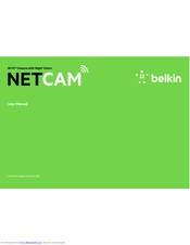 Belkin NetCam User Manual