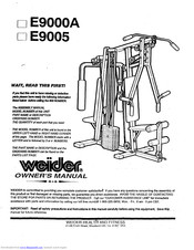 Weider E9005 Owner's Manual