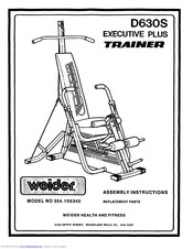 Weider D630S 354.156340 Assembly Instructions Manual