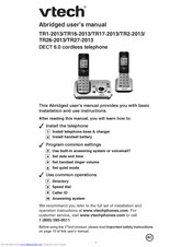Vtech TR26-2013 User Manual