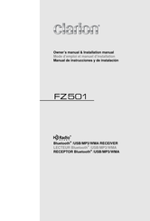 Clarion FZ501 Owner's Manual & Installation Manual