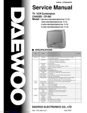 Daewoo F20H4T1 Service Manual