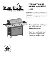Char-Broil 466230513 Product Manual