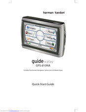 Harman-Kardon GPS-810NA Quick Start Manual