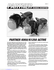 Partner K1250 Active Technical Description