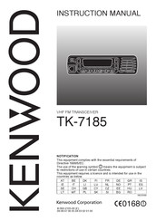 Kenwood TK-7185 Instruction Manual