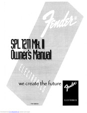 Fender SPL-1211 Mk. II Owner's Manual