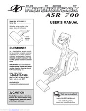 NordicTrack ASR 700 User Manual