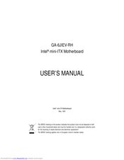 Gigabyte GA-6JIEV-RH User Manual