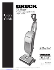 Oreck XL Edge User Manual