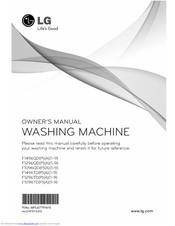 LG F1496TD Series Owner's Manual