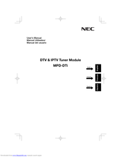 NEC MPD-DTi User Manual