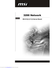 MSI 3200 Master Series User Manual