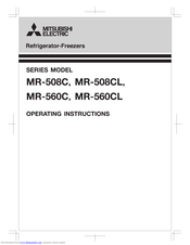 Mitsubishi MR-508C Operating Instructions Manual