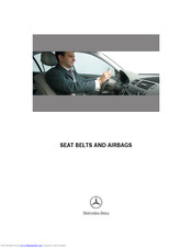 Mercedes-Benz SEAT BELTS AND AIRBAGS User Manual