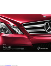 Mercedes-benz 2013 E350 CABRIOLET Brochure