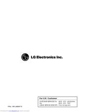 LG WDM-124405TDS Owner's Manual