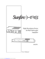 Sunfire HRSIW8 User Manual