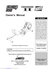 Stamina Conversion II9003 Owner's Manual