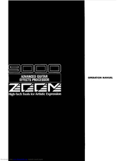 Zoom 9000 Operation Manual