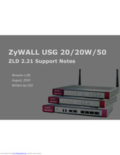 ZyXEL Communications ZYWALL USG 20W User Manual