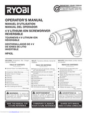 Ryobi HP43L Operator's Manual
