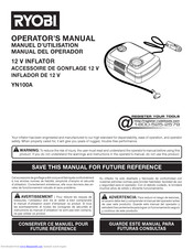 Ryobi YN100A Operator's Manual