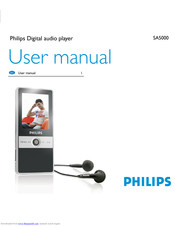 Philips SA5000 User Manual