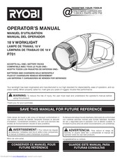Ryobi P701 Operator's Manual