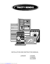 Tricity Bendix LF506W Installation And Instruction Manual