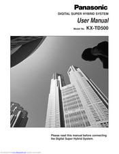 Panasonic TD500 User Manual