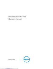 Dell Precision M3800 Owner's Manual