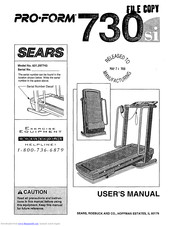 Proform SEARS 730si User Manual