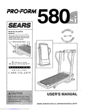 Proform 580 si User Manual