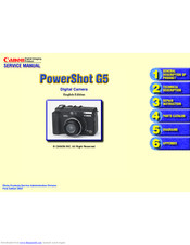 Canon PowrShot G5 Service Manual