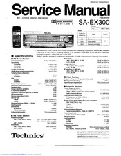 Technics SA-EX300 Service Manual