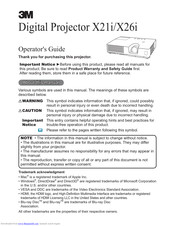 3M X21i Operator's Manual