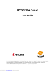 Kyocera Coast User Manual