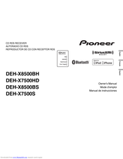 Pioneer DEH-X8500BS Owner's Manual