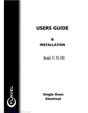 Flavel FL 95 CRX Users Manual & Installation