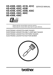 Brother BE-438C Service Manual
